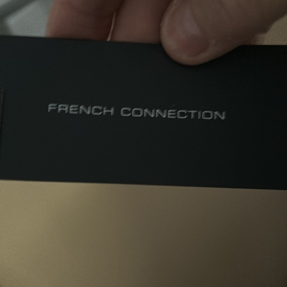 French Connection Asymmetrical Moto Jacket in Sky Blue NWT Sz L - Picture 5 of 7